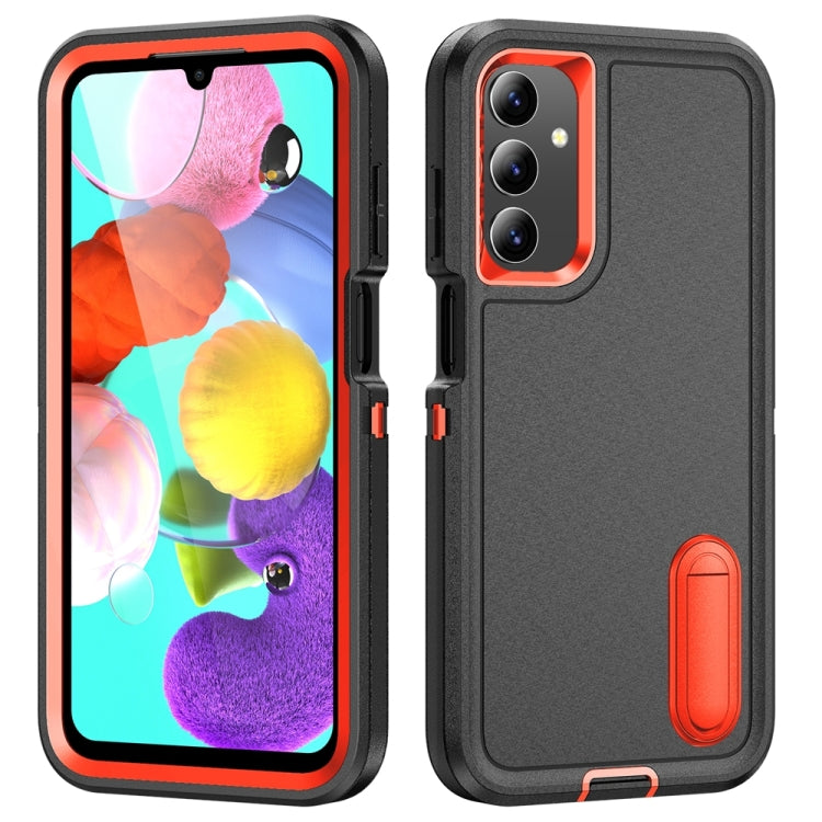 Rugged PC + Silicone Phone Case with Holder