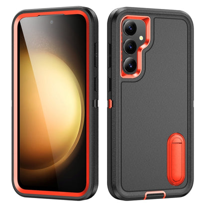 Rugged PC + Silicone Phone Case with Holder