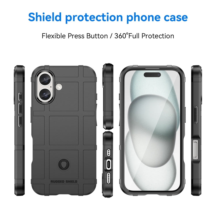 Full Coverage Shockproof TPU Phone Case, For iPhone 16