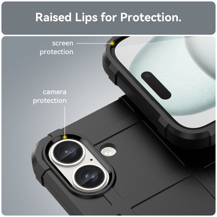 Full Coverage Shockproof TPU Phone Case, For iPhone 16