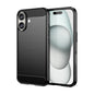 Brushed Texture Carbon Fiber TPU Phone Case, For iPhone 16 Pro Max, For iPhone 16 Pro, For iPhone 16 Plus, For iPhone 16