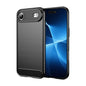 Brushed Texture Carbon Fiber TPU Phone Case