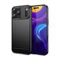 Brushed Texture Carbon Fiber TPU Phone Case