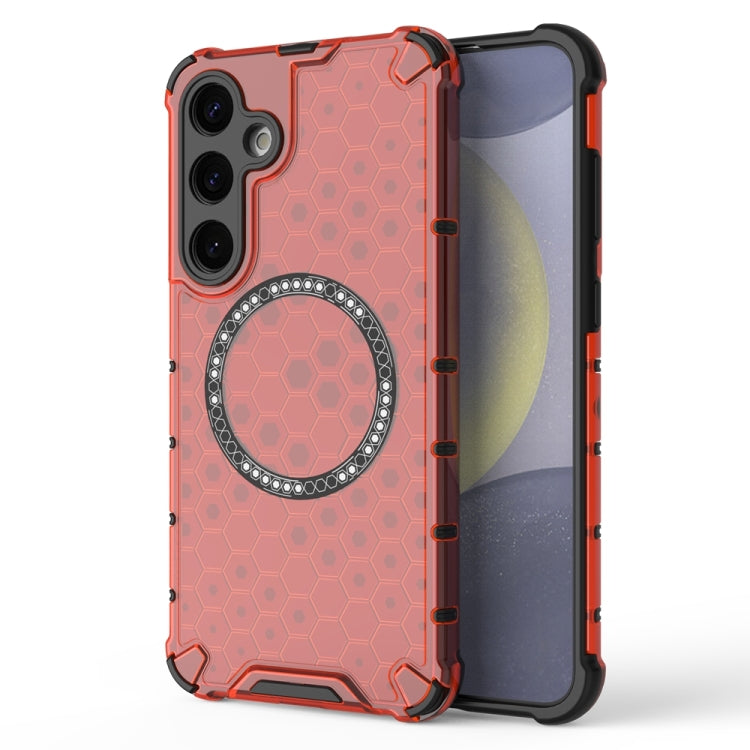 Honeycomb Magnetic Ring Shockproof Phone Case