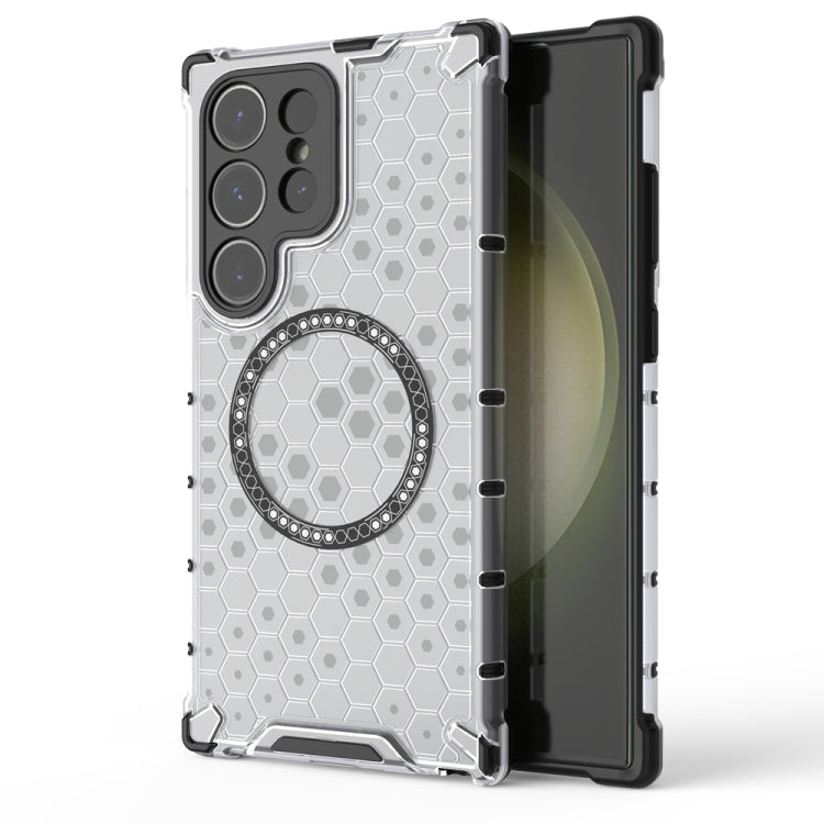 Honeycomb Magnetic Ring Shockproof Phone Case