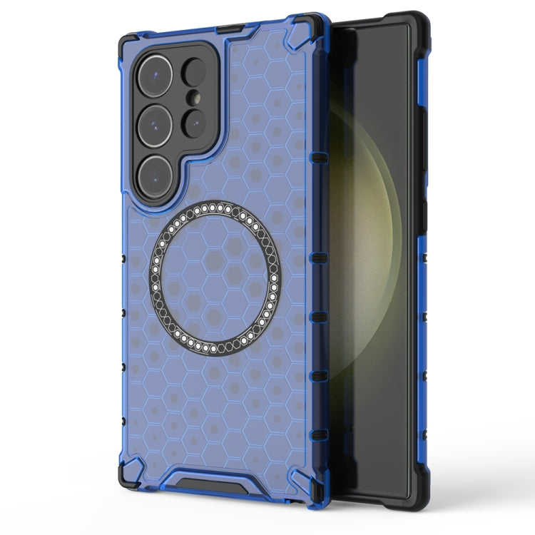 Honeycomb Magnetic Ring Shockproof Phone Case