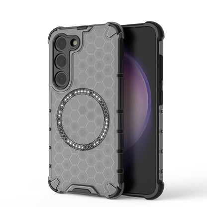 Honeycomb Magnetic Ring Shockproof Phone Case