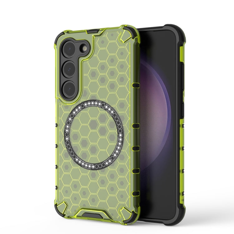 Honeycomb Magnetic Ring Shockproof Phone Case