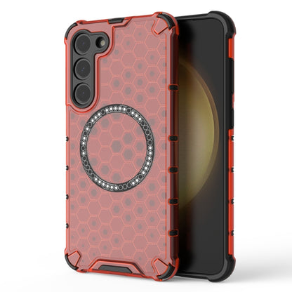 Honeycomb Magnetic Ring Shockproof Phone Case