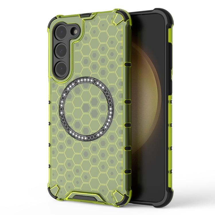 Honeycomb Magnetic Ring Shockproof Phone Case