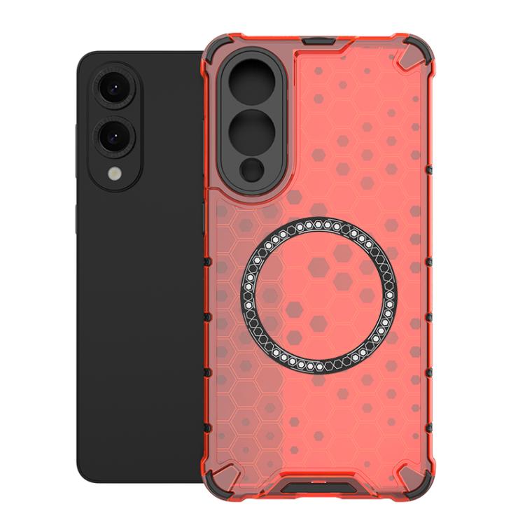 Honeycomb Magnetic Ring Shockproof Phone Case