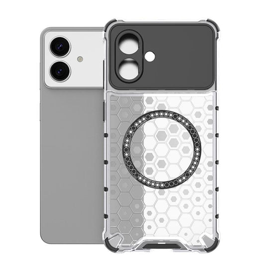 Honeycomb Magnetic Ring Shockproof Phone Case