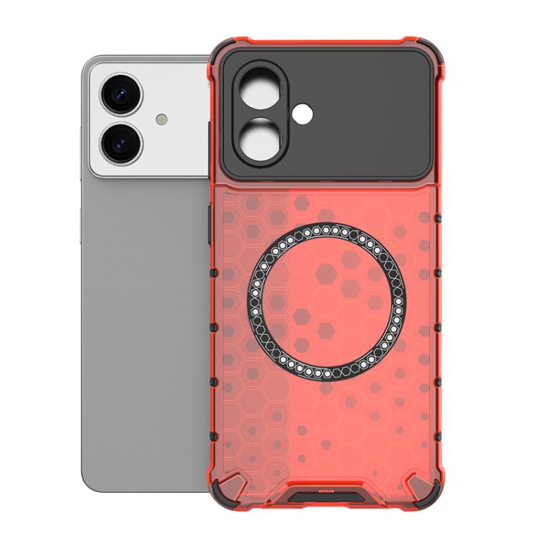 Honeycomb Magnetic Ring Shockproof Phone Case