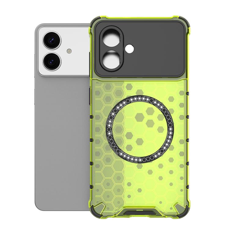 Honeycomb Magnetic Ring Shockproof Phone Case