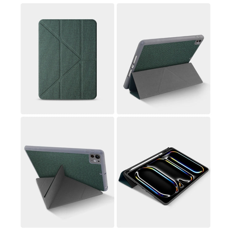 Mutural Multi-fold Smart Leather Tablet Case, For iPad Air 13 2026 / 2025 / 2024, For iPad Pro 13 2025 / 2024, For iPad Pro 11 2025 / 2024