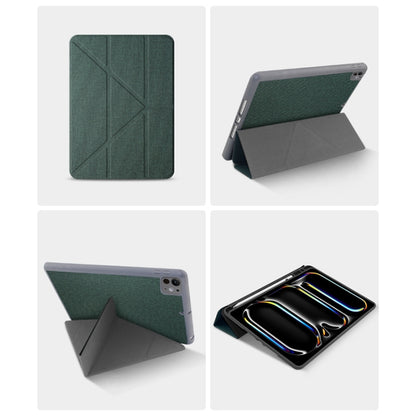 Mutural Multi-fold Smart Leather Tablet Case, For iPad Air 13 2026 / 2025 / 2024, For iPad Pro 13 2025 / 2024, For iPad Pro 11 2025 / 2024