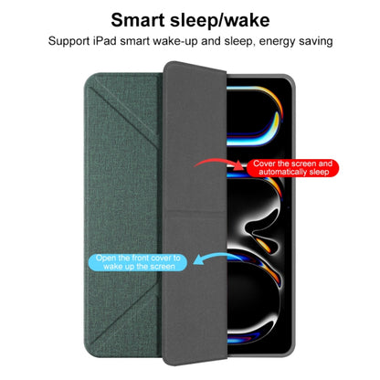 Mutural Multi-fold Smart Leather Tablet Case, For iPad Air 11 2026 / 2025 / 2024