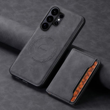 Denior D13 Retro Texture Leather MagSafe Card Bag Phone Case, For Samsung Galaxy S26 Ultra 5G, For Samsung Galaxy S24 Ultra 5G, For Samsung Galaxy S24+ 5G, For Samsung Galaxy S24 5G, For Samsung Galaxy S23 FE 5G, For Samsung Galaxy S23 Ultra 5G        ...