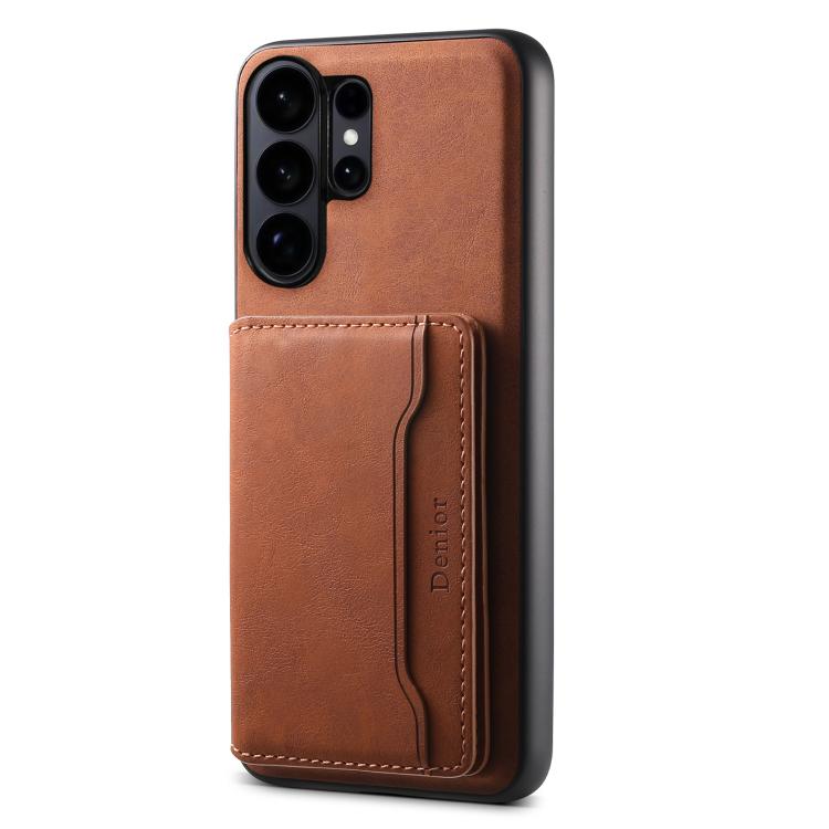 Denior D13 Retro Texture Leather MagSafe Card Bag Phone Case, For Samsung Galaxy S26 Ultra 5G, For Samsung Galaxy S24 Ultra 5G, For Samsung Galaxy S24+ 5G, For Samsung Galaxy S24 5G, For Samsung Galaxy S23 FE 5G, For Samsung Galaxy S23 Ultra 5G        ...