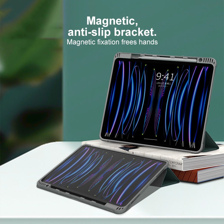 Mutural PC Hybrid TPU Leather Smart Tablet Case, For iPad Air 13 2026 / 2025 / 2024, For iPad Air 11 2026 / 2025 / 2024, For iPad Pro 13 2025 / 2024, For iPad Pro 11 2025 / 2024