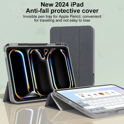 Mutural YASHI Series Tablet Leather Smart Case, For iPad Air 11 2026 / 2025 / 2024