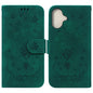 Butterfly Rose Embossed Leather Phone Case, For iPhone Air, For iPhone 16 Pro Max, For iPhone 16 Pro, For iPhone 16 Plus