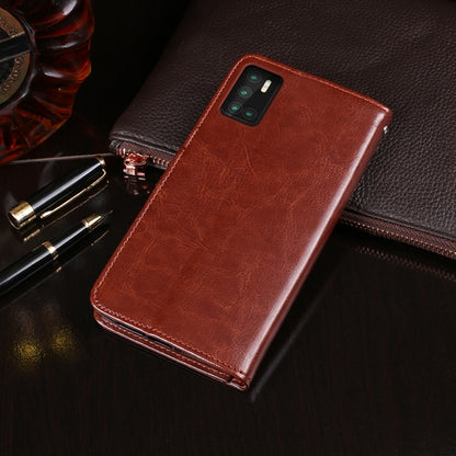 idewei Crazy Horse Texture Horizontal Flip Leather Case with Holder & Card Slots & Wallet, For Cubot P40, For Infinix Hot 9, For Oukitel C19