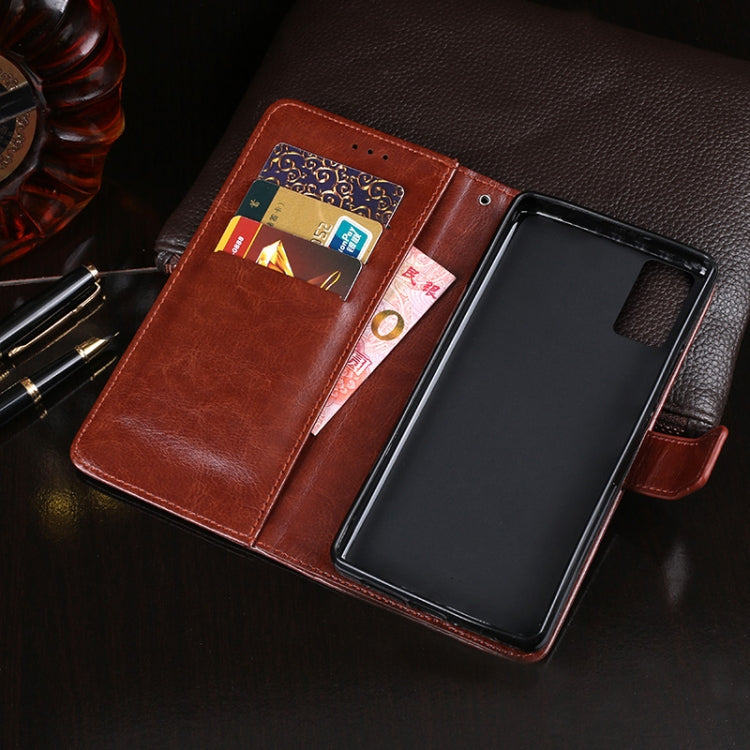 idewei Crazy Horse Texture Horizontal Flip Leather Case with Holder & Card Slots & Wallet, For Cubot P40, For Infinix Hot 9, For Oukitel C19