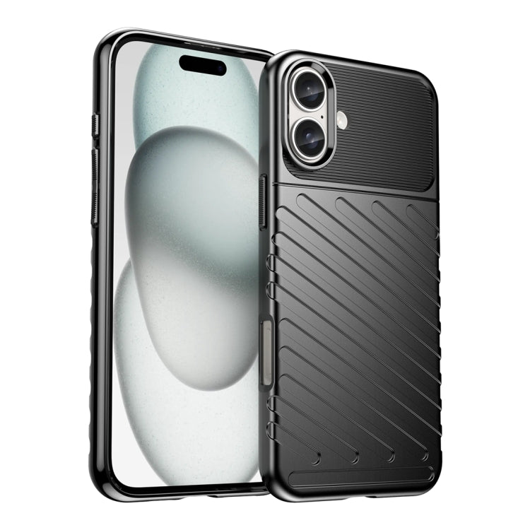 Thunderbolt Shockproof Soft TPU Phone Case, For iPhone 17e / 16e, For iPhone 17 Pro Max, For iPhone 17 Pro, For iPhone 17, For iPhone Air, For iPhone 16 Pro Max, For iPhone 16 Pro, For iPhone 16 Plus, For iPhone 16