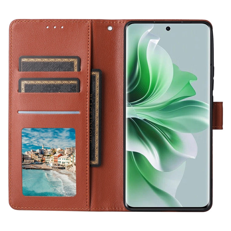 3-Card Slots Multifunctional Leather Phone Case, For OPPO Reno11 5G Global, For OPPO Reno11 Pro 5G Global, For OPPO Find X8 Pro, For OPPO Reno9 /9 Pro 5G