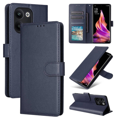 3-Card Slots Multifunctional Leather Phone Case, For OPPO Reno11 5G Global, For OPPO Reno11 Pro 5G Global, For OPPO Find X8 Pro, For OPPO Reno9 /9 Pro 5G