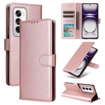 3-Card Slots Multifunctional Leather Phone Case, For OPPO Reno12 5G Global, For OPPO A3 Pro 5G Global, For OPPO Reno11 5G Global, For OPPO Reno11 Pro 5G Global
