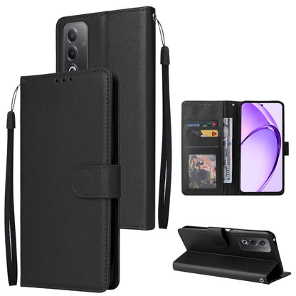 3-Card Slots Multifunctional Leather Phone Case, For OPPO Reno12 5G Global, For OPPO A3 Pro 5G Global, For OPPO Reno11 5G Global, For OPPO Reno11 Pro 5G Global