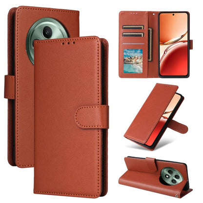 3-Card Slots Multifunctional Leather Phone Case, For OPPO Find X8, For OPPO A3 4G / 5G Global, For OPPO Reno12 F 4G / 5G, For OPPO Reno12 Pro 5G Global
