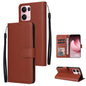 3-Card Slots Multifunctional Leather Phone Case, For OPPO A5 Pro 4G / 5G Global, For OPPO Reno13 Pro 5G Global, For OPPO Reno13 5G Global, For OPPO Reno13 F 4G / 5G