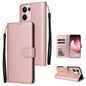 3-Card Slots Multifunctional Leather Phone Case, For OPPO A5 Pro 4G / 5G Global, For OPPO Reno13 Pro 5G Global, For OPPO Reno13 5G Global, For OPPO Reno13 F 4G / 5G