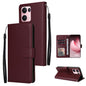 3-Card Slots Multifunctional Leather Phone Case, For OPPO A5 Pro 4G / 5G Global, For OPPO Reno13 Pro 5G Global, For OPPO Reno13 5G Global, For OPPO Reno13 F 4G / 5G