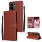 3-Card Slots Multifunctional Leather Phone Case, For OPPO A5 Pro 4G / 5G Global, For OPPO Reno13 Pro 5G Global, For OPPO Reno13 5G Global, For OPPO Reno13 F 4G / 5G