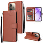 3-Card Slots Multifunctional Leather Phone Case, For OPPO A5 Pro 4G / 5G Global, For OPPO Reno13 Pro 5G Global, For OPPO Reno13 5G Global, For OPPO Reno13 F 4G / 5G