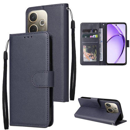 3-Card Slots Multifunctional Leather Phone Case, For OPPO A5 Pro 4G / 5G Global, For OPPO Reno13 Pro 5G Global, For OPPO Reno13 5G Global, For OPPO Reno13 F 4G / 5G