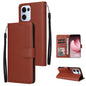 3-Card Slots Multifunctional Leather Phone Case, For OPPO A5 Pro 4G / 5G Global, For OPPO Reno13 Pro 5G Global, For OPPO Reno13 5G Global, For OPPO Reno13 F 4G / 5G