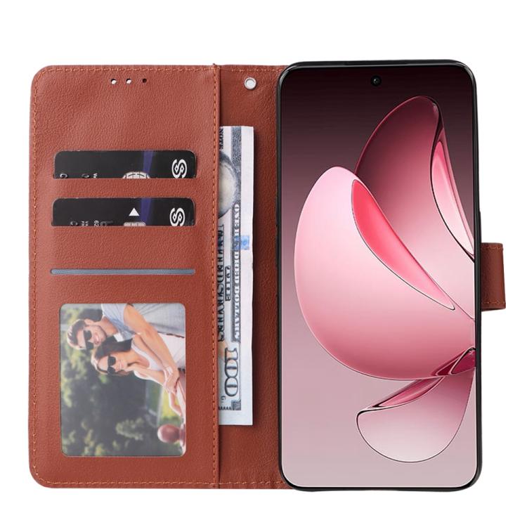 3-Card Slots Multifunctional Leather Phone Case, For OPPO Reno13 5G Global, For OPPO Reno13 F 4G / 5G, For OPPO Find X8, For OPPO A3 4G / 5G Global