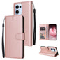 3-Card Slots Multifunctional Leather Phone Case, For OPPO A5 Pro 4G / 5G Global, For OPPO Reno13 Pro 5G Global, For OPPO Reno13 5G Global, For OPPO Reno13 F 4G / 5G