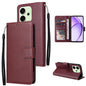 3-Card Slots Multifunctional Leather Phone Case, For OPPO Reno14 F 5G, For OPPO A5 4G / 5G Global, For OPPO Reno14 Pro 5G Global, For OPPO Reno14 5G Global