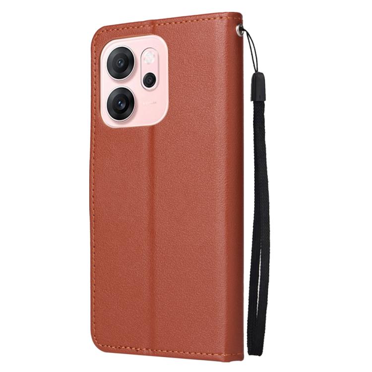 3-Card Slots Multifunctional Leather Phone Case, For OPPO Reno14 F 5G, For OPPO A5 4G / 5G Global, For OPPO Reno14 Pro 5G Global, For OPPO Reno14 5G Global