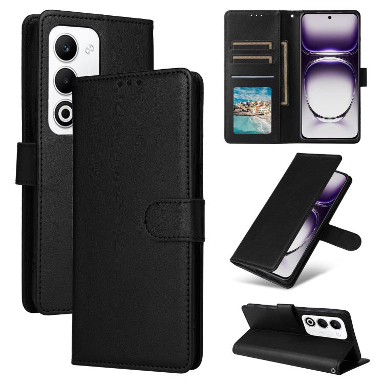 3-Card Slots Multifunctional Leather Phone Case, For OPPO Reno14 F 5G, For OPPO A5 4G / 5G Global, For OPPO Reno14 Pro 5G Global, For OPPO Reno14 5G Global