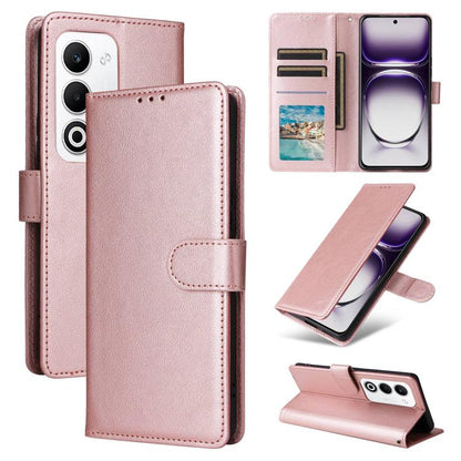 3-Card Slots Multifunctional Leather Phone Case, For OPPO Reno14 F 5G, For OPPO A5 4G / 5G Global, For OPPO Reno14 Pro 5G Global, For OPPO Reno14 5G Global