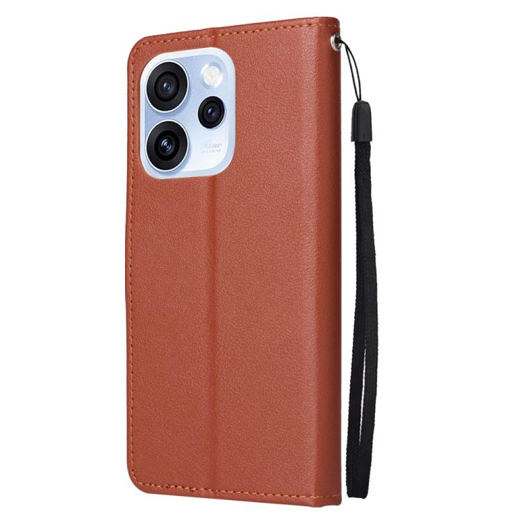 3-Card Slots Multifunctional Leather Phone Case, For OPPO Reno15 5G Global, For OPPO A6 Pro 4G / 5G Global / F31, For OPPO Reno14 F 5G, For OPPO A5 4G / 5G Global