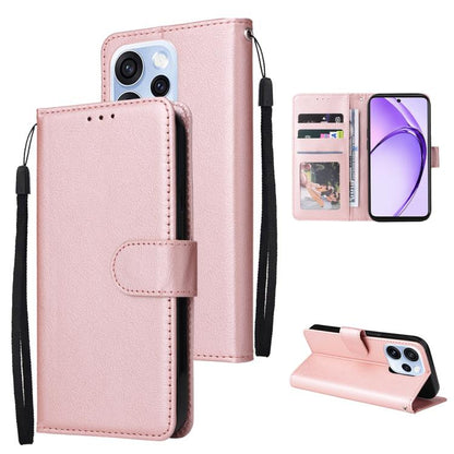 3-Card Slots Multifunctional Leather Phone Case, For OPPO Reno15 5G Global, For OPPO A6 Pro 4G / 5G Global / F31, For OPPO Reno14 F 5G, For OPPO A5 4G / 5G Global