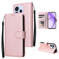 3-Card Slots Multifunctional Leather Phone Case, For OPPO Reno15 5G Global, For OPPO A6 Pro 4G / 5G Global / F31, For OPPO Reno14 F 5G, For OPPO A5 4G / 5G Global
